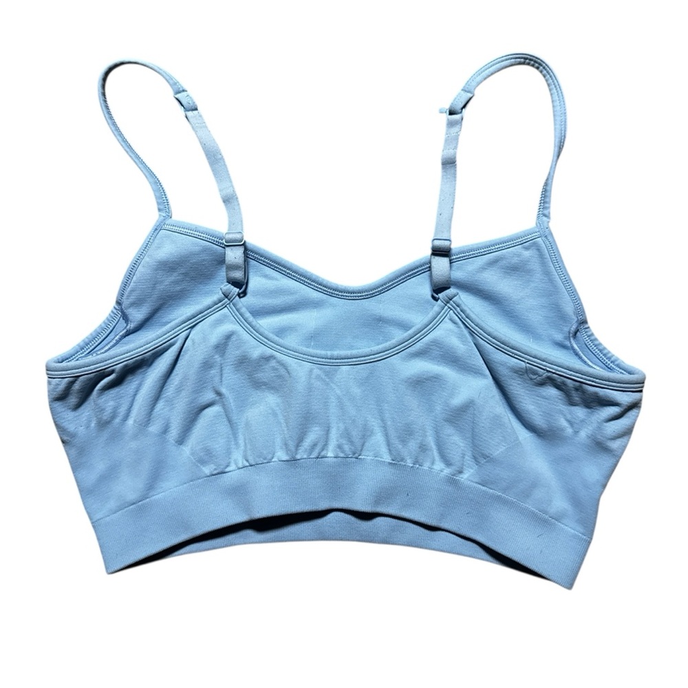 Athleta Light Blue Convertible Racerback Sports Bra M Bralette - Picture 4 of 6